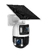 4G Sim Card IP Speed Dome Camera with 20W Solar Panel 6MP Human Tracking 20X Optical Zoom Full Metal 24 Hours Work Camera