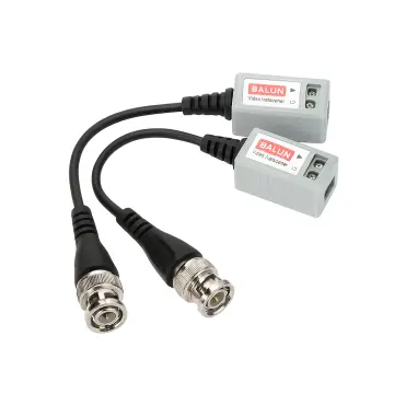 Video Balun For Surveillance Systems AHD/CVI/TVI Twisted BNC CCTV Video Balun passive Transceivers UTP Balun BNC Cat5 CCTV UTP